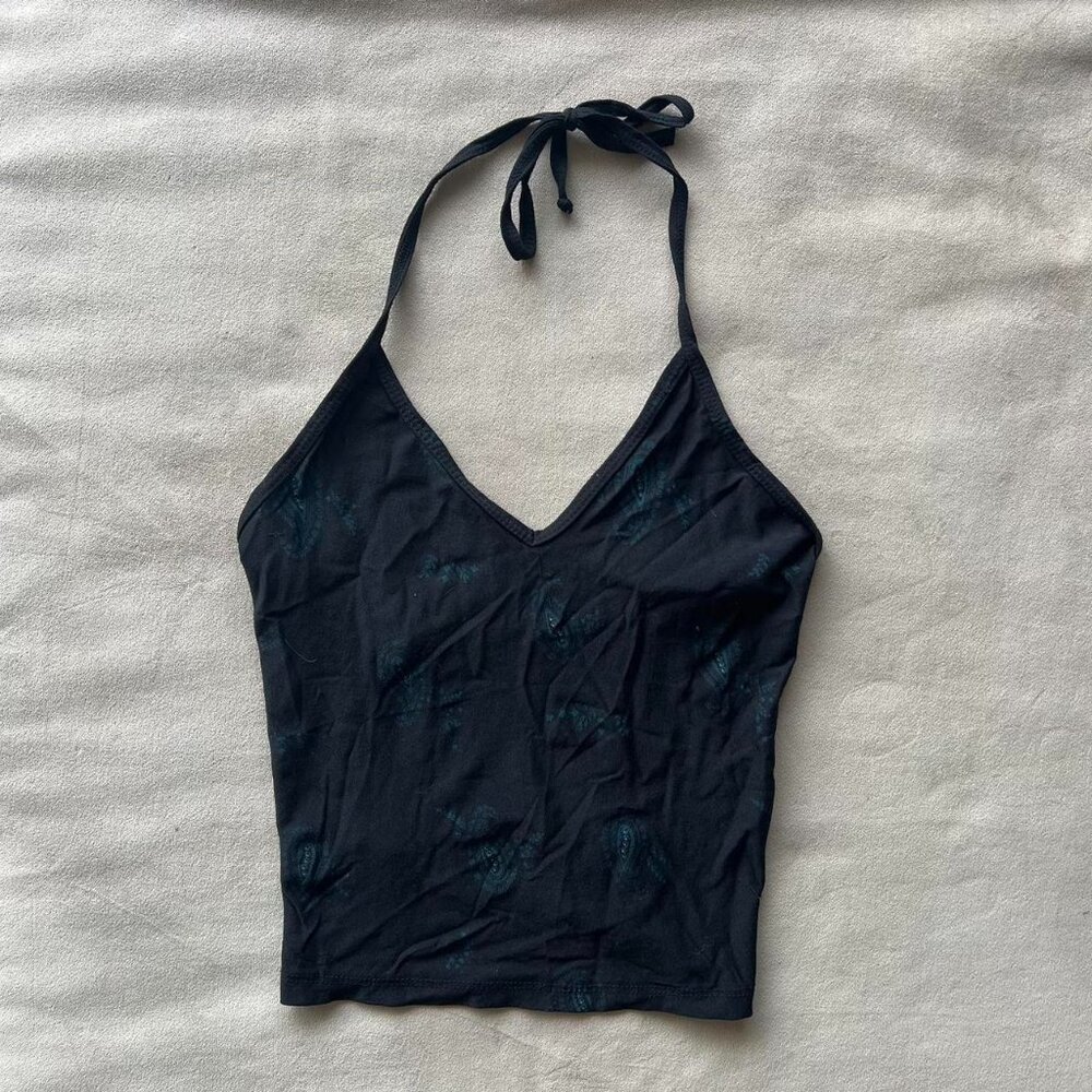 Women's Black and Navy Vest